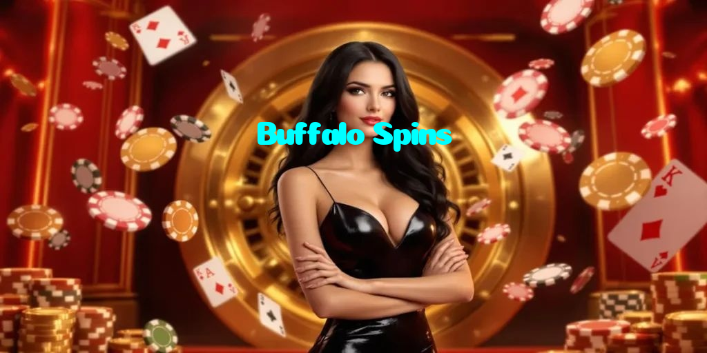 Buffalo Spins casino presented on mobile device in Pakistan with slots and live games